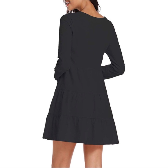 Versatile Cute & Casual black Dress 🌚 - Picture 4 of 5